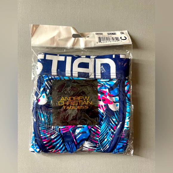 Men’s Andrew Christian RARE Palm Beach Boxer Briefs 🏝️ - Picture 3 of 3